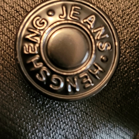 NWT Button-up Med Faux Leather Pants - Picture 4 of 6